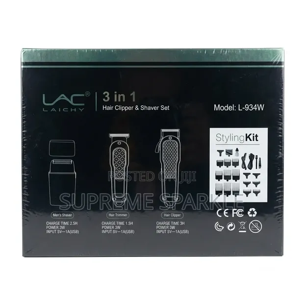 Lac LAICHY L-934w Rechargeable 3-in-1 Clipper Shaver Trimmer - 1