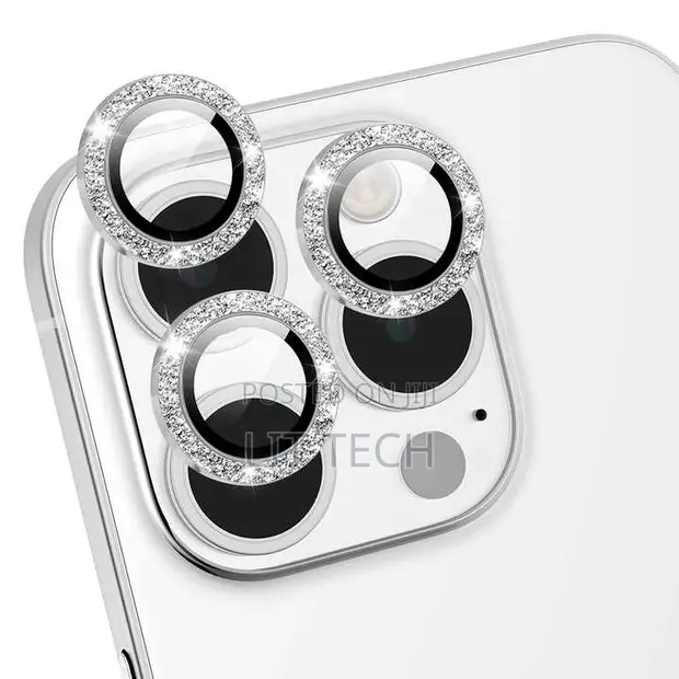 iPhone 17 Pro Max Glitter Diamond Kifuniko cha Lenzi - Seti ya Vipande 3 - 1
