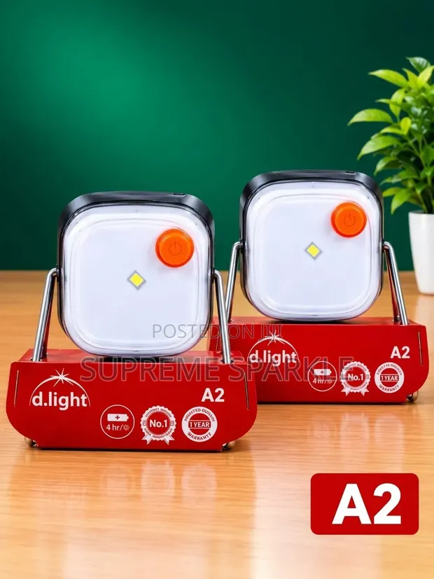 d.light A2 Solar Rechargeable LED Lantern - 1