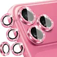 Kinga ya Lenzi ya iPhone 17 Pro Max - Glitter Pink Diamond - 2