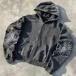 Black Cotton Hoodie - XL - 1