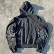 Black Cotton Hoodie - XL - 2