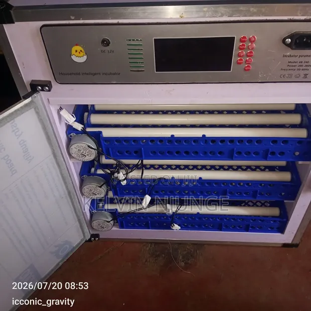 Incubator ya Mayai - Uwezo wa Mayai 204 - 1
