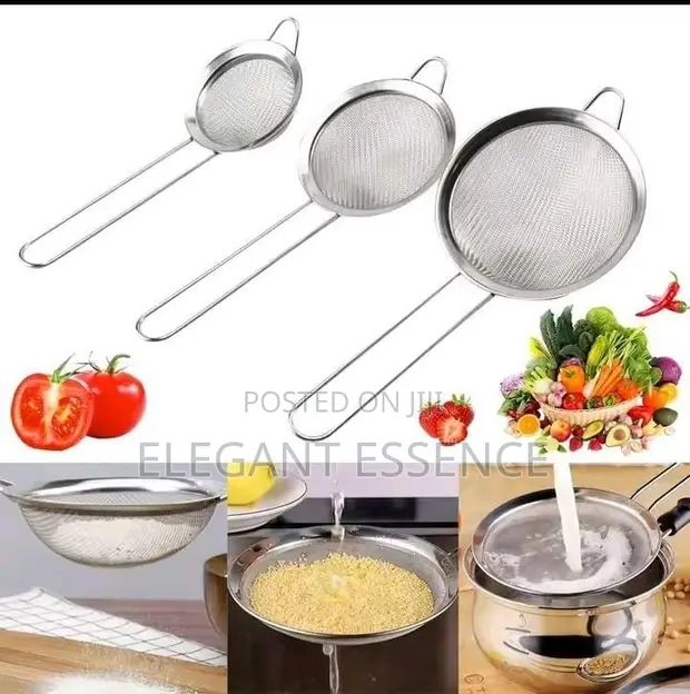 3-in-1 Metallic Sieve Set - 1