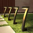 6-Piece Modern 7-Shaped Solar Garden Pathway Lights Set - 1