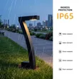 6-Piece Modern 7-Shaped Solar Garden Pathway Lights Set - 2