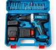 Rechargeable Cordless Impact Drill Set with 2 Batteries - 3