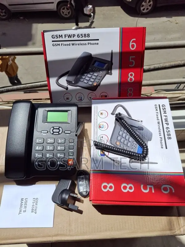Wireless Deskphone ETS-6588 - Ideal for Remote Areas & Backup - 1