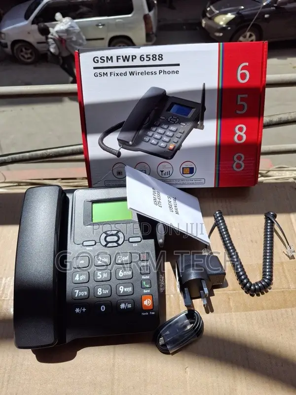 GSM Deskphone 6588 Dual SIM Fixed Wireless Phone - 1