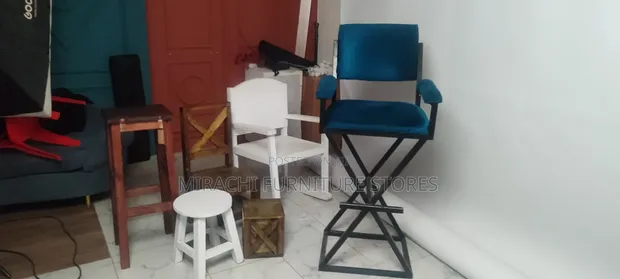 Mirachi Furniture Make Up Seat - Blue & Black - 1