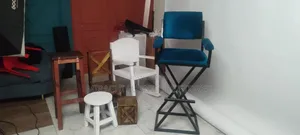 Mirachi Furniture Make Up Seat - Blue & Black