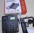 6588 Fixed GSM Deskphone with Dual SIM & Rechargeable Battery - 2