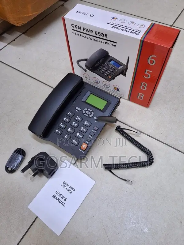 New Dekphone 6588 Dual-SIM GSM Landline Phone - 1