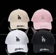 LA Dodgers Distressed Visor Script Baseball Cap - 1