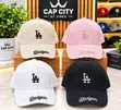 LA Dodgers Distressed Visor Script Baseball Cap - 2