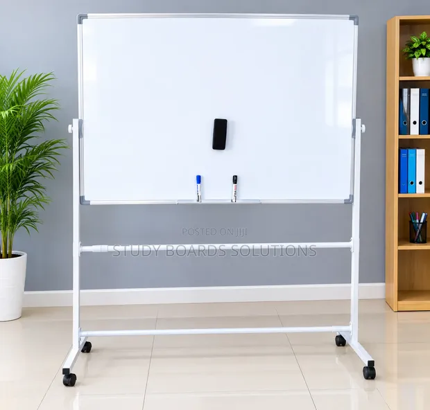 120cm x 90cm Portable Whiteboard with Stand - 1