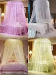 Ringed Canopy Mosquito Net - Queen Size - 2
