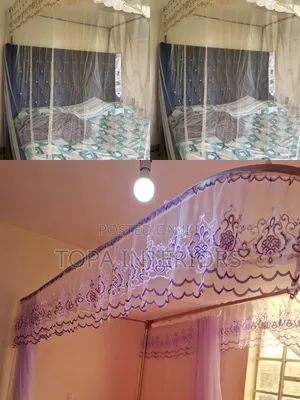 Foldable Portable Lightweight Polyester Meshed Mosquito Nets (Queen)