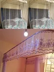 Foldable Portable Lightweight Polyester Meshed Mosquito Nets (Queen) - 1
