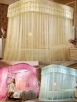 Foldable Portable Lightweight Polyester Meshed Mosquito Nets (Queen) - 2