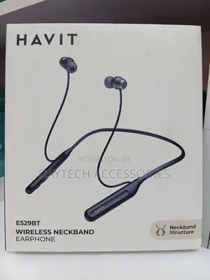 HAVIT E529BT Bluetooth Neckband Earphones - Black