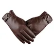Men's Free Size Warm Thermal Winter Gloves - Brown - 1