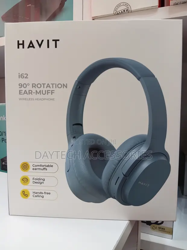 Havit I62 90° Rotating Wireless Bluetooth Headphones - 1