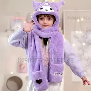 Kid's Kuromi Plush Beanie Hat