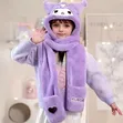 Kid's Kuromi Plush Beanie Hat - 1