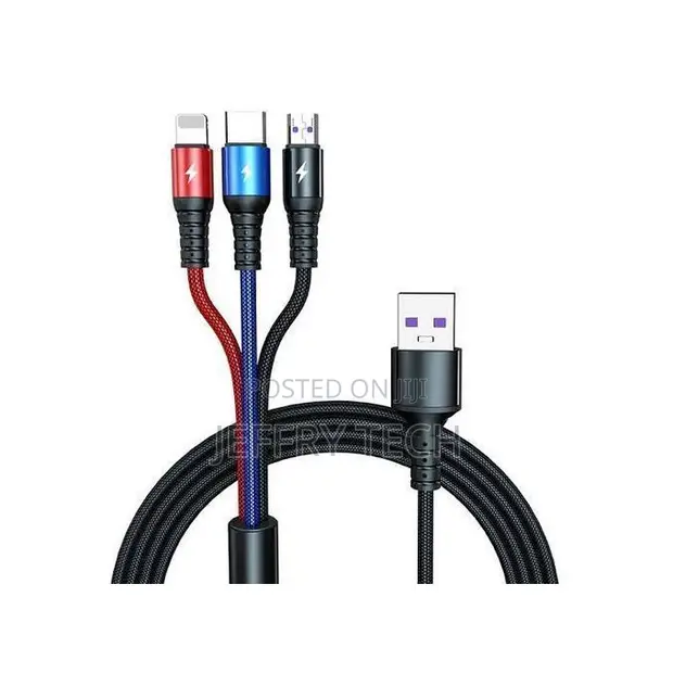 SHPLUS USB-C 3-in-1 to Lightning Fast Cable - 1