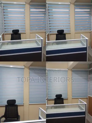 Horizontal Zebra Roller Window Blinds - Uuzaji na Usakinishaji