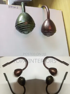 Metallic Curtain Tiebacks/Holdbacks (Pair)