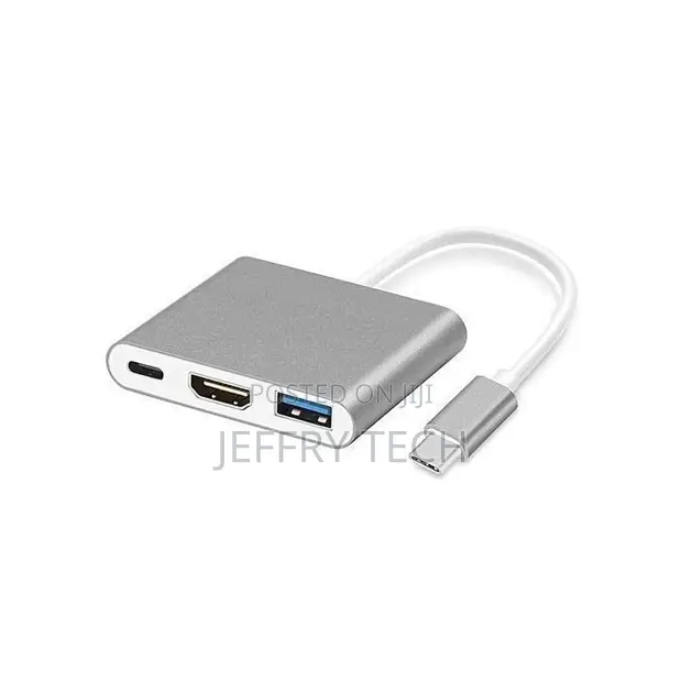Adapter ya USB-C kwenda HDMI na Mlango wa Kuchaji wa USB-C - 1