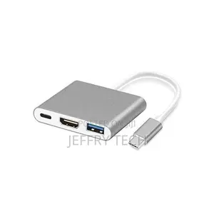 Adapter ya USB-C kwenda HDMI na Mlango wa Kuchaji wa USB-C