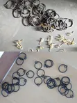 Black Curtain Rings (Set of 10) - 1