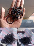 Black Curtain Rings (Set of 10) - 2