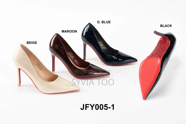 Ladies Red Bottom Heels - 1