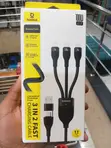 Baseus Flash Series 2 Kebo ya Kuchaji Haraka 3-in-1 (100W, 1.2m) - 1