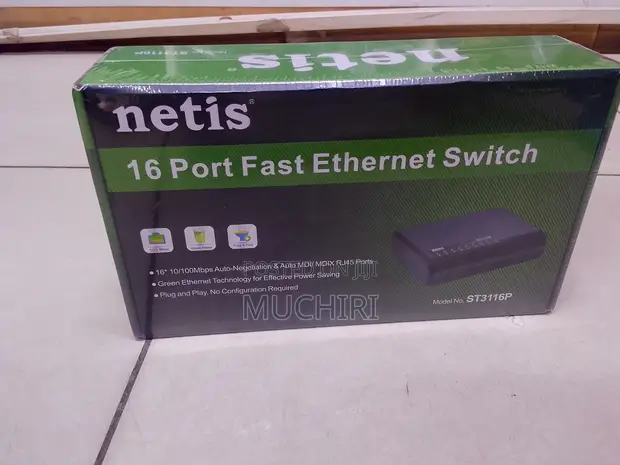Netis ST3116P Switch ya Fast Ethernet yenye Port 16 - 1