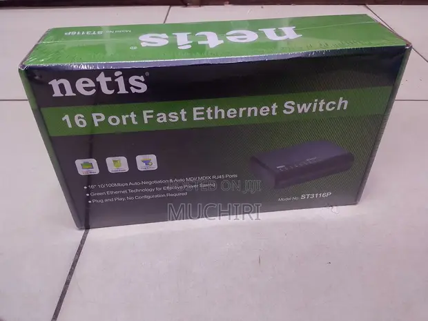 Netis ST3116P 16-Port Fast Ethernet Switch - 1