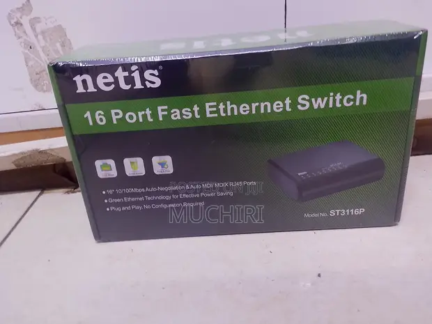 Netis ST3116P Switch ya Fast Ethernet yenye Port 16 - 1