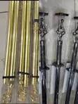 New Adjustable Curtain Rods 2m Single - 2