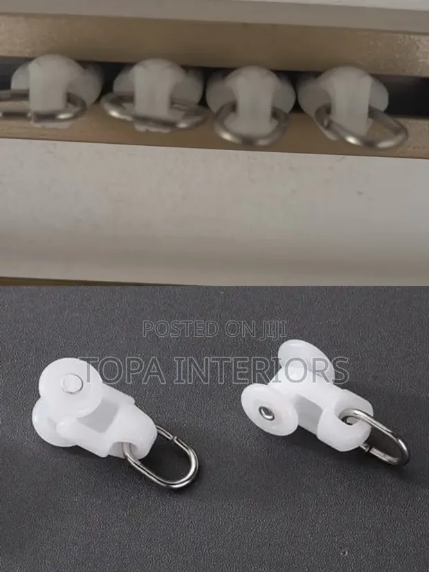 Curtain Track Runners - White - 1