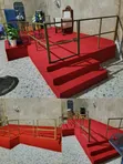 Decorative Church Altar Floor Carpet Installation - 2