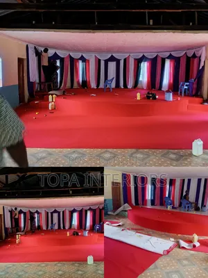 Decorative Church Altar Red Carpet - Wall to Wall