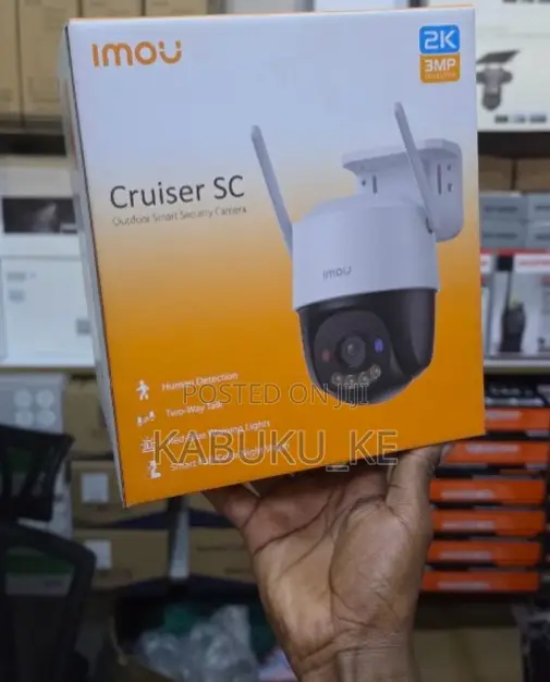 Imou Cruiser 2C Kamera ya Usalama ya Wi-Fi 3MP yenye Mwanga wa Onyo Mwekundu-Bluu - 1