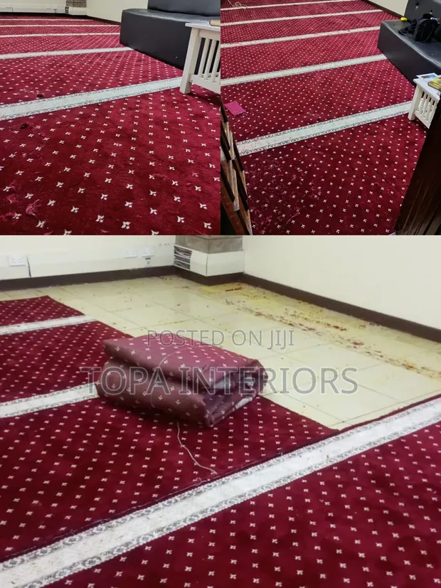 Thick & Dense Mosque Carpets - Wall-to-Wall Flooring Installation - 1