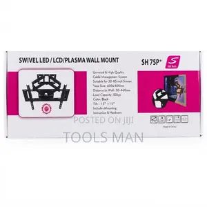 Skill Tech SH 75P+ Mlima wa Ukutani wa TV Wenye Mikono Miwili (32-85")