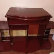Brown TV Stand and Organizer - 1