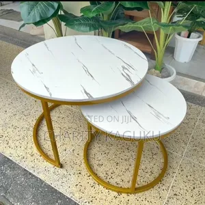 Coffee Table with Marble Effect